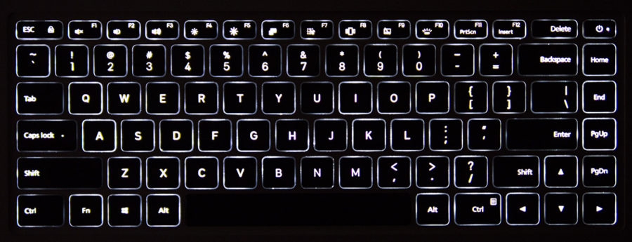 Подсветка клавиатуры Xiaomi Mi Notebook Pro