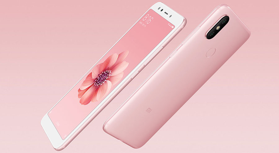 Розовый Xiaomi Mi 6X