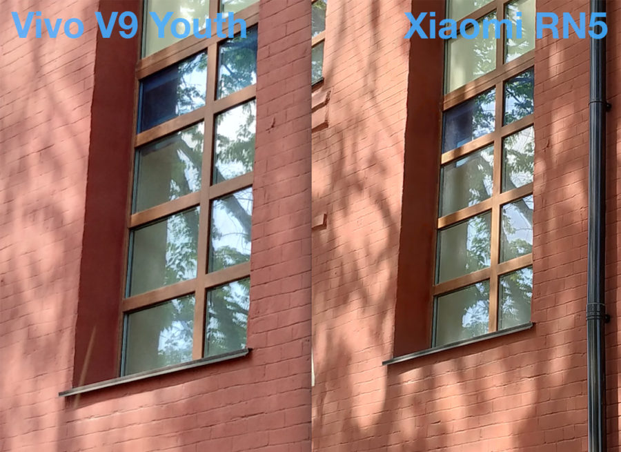 Сравнение камер Vivo V9 Youth и Xiaomi Redmi Note 5 Pro (2)