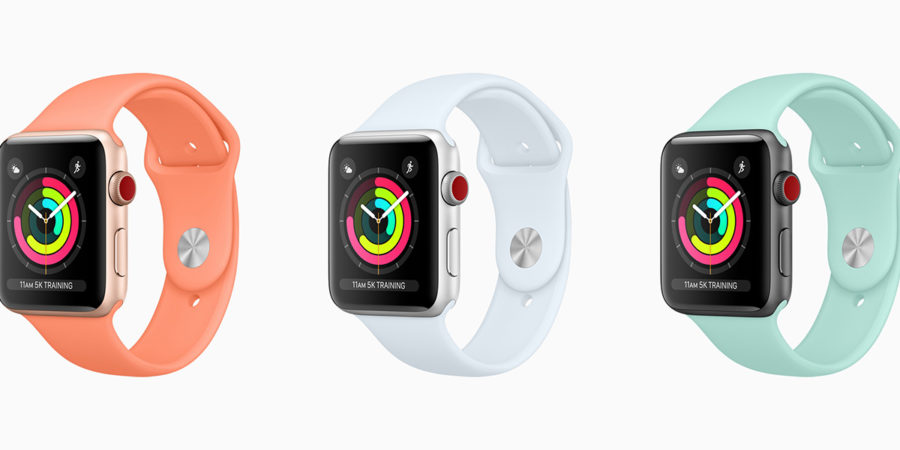 Новые ремешки Apple Watch