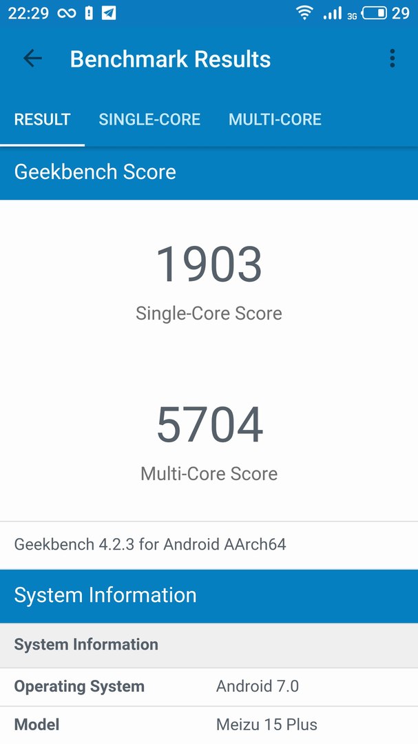 Meizu15 Plus Geekbench 4