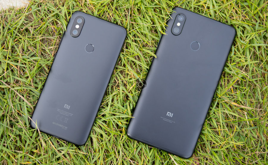 Xiaomi Mi A2 (слева) и Xiaomi Mi Max 3 (справа)