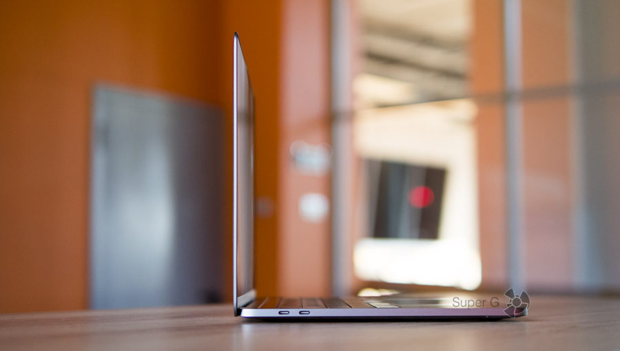 Габариты MacBook Pro 13 и толщина