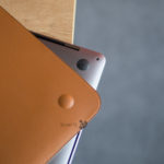Кожаный чехол Apple для MacBook Pro 13 повторяет форму ножек ноутбука