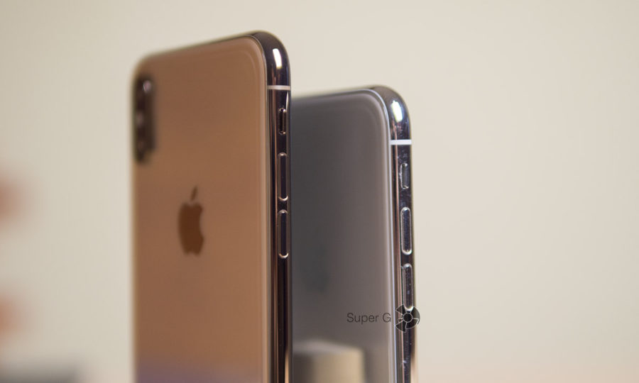 Золотой iPhone XS Max 512 ГБ и iPhone X
