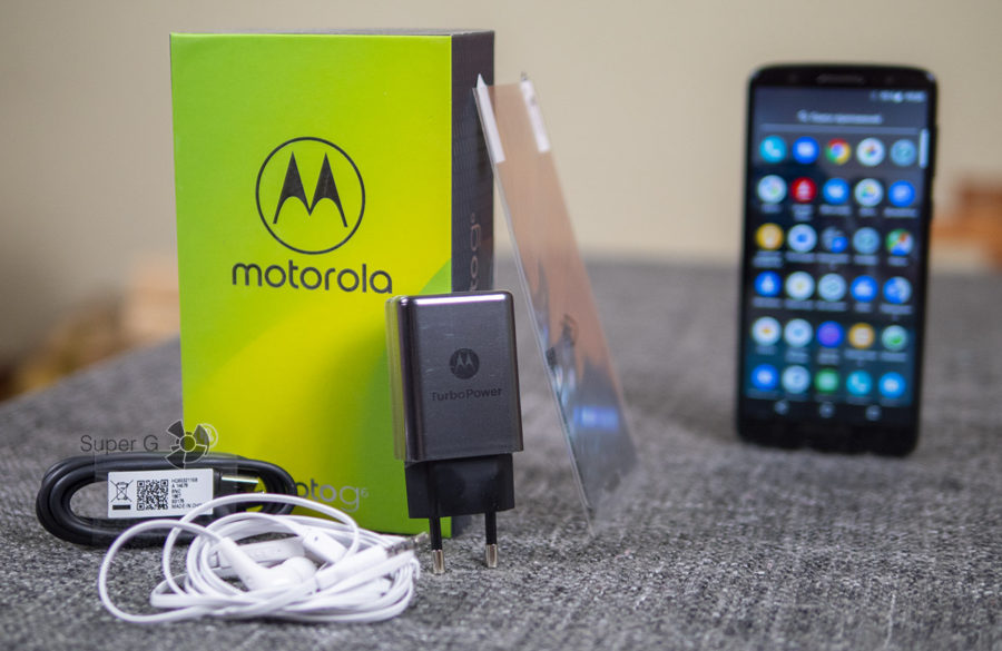 Комплектация Motorola Moto G6