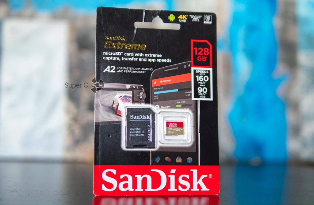 Чтение запись тесты SanDisk Extreme Micro SD 128 GB