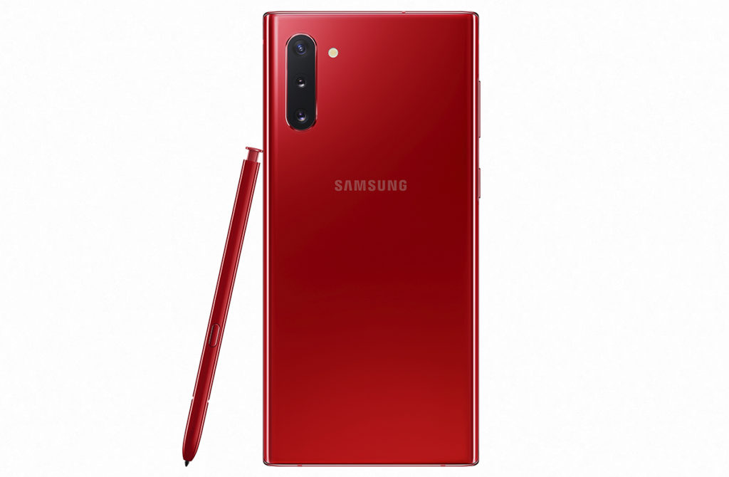 Красный Samsung Galaxy Note 10