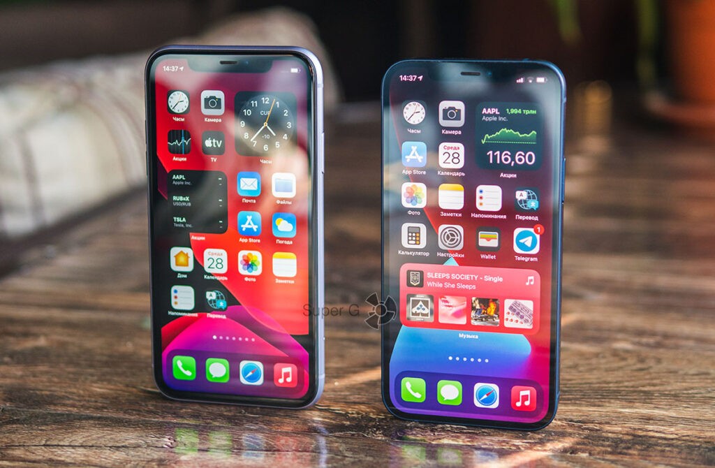 Сравнение iPhone 12 и iPhone 11