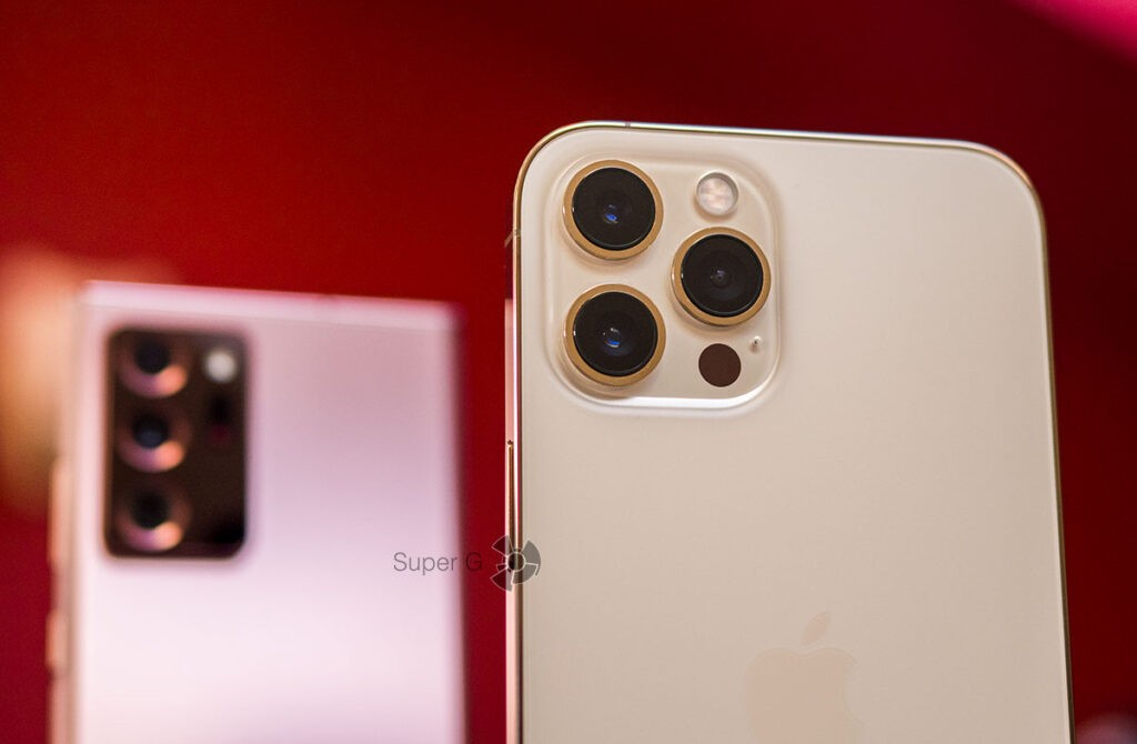 Камеры iPhone 12 Pro Max — сравнение с Samsung Note 20 Ultra