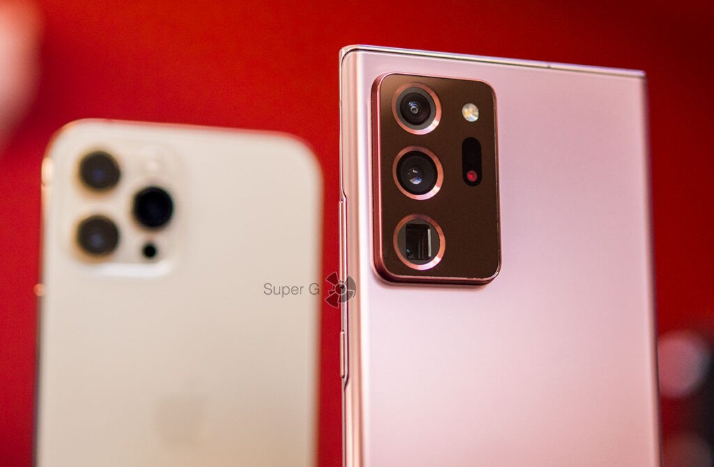 Камеры Samsung Note 20 Ultra — сравнение с iPhone 12 Pro Max