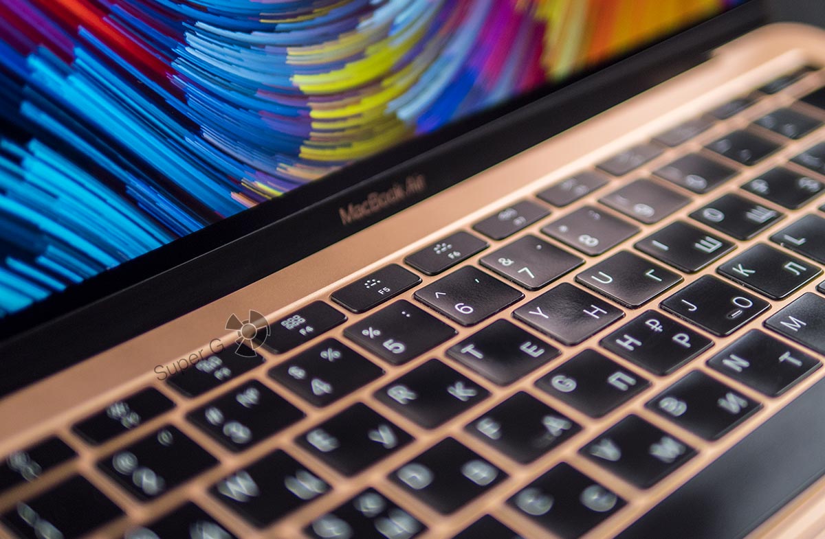 Регулировка подсветки клавиатуры MacBook Air 2018