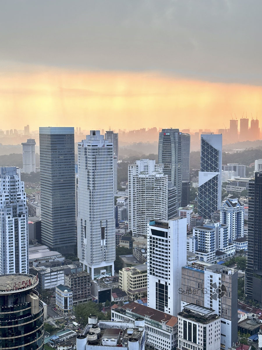 Вид с крыши Куала-Лумпур
