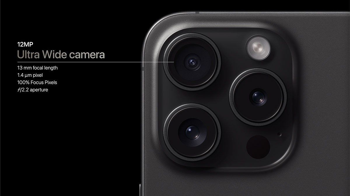iPhone 15 Pro Ultra wide camera